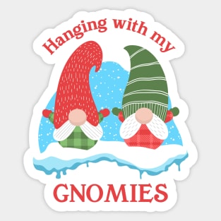 Christmas Gnomes Sticker